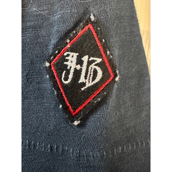 RARE LUCKY BRAND x JOHNSON MOTORS ROLLING SKULL TONGUE T SHIRT Large Pre-owned - Picture 7 of 7